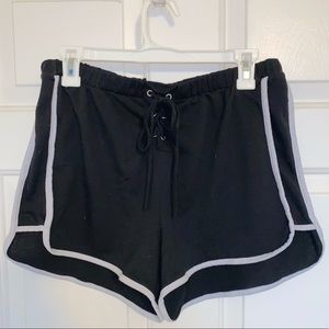 Lace Up Dolphin Shorts